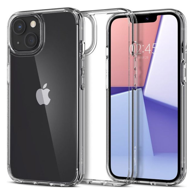 Spigen - Pouzdro Ultra Hybrid pro iPhone 13, transparentná