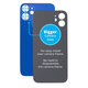Apple iPhone 12 Mini - Sklo Zadního Housingu se Zvětšeným Otvorem na Kameru (Blue)