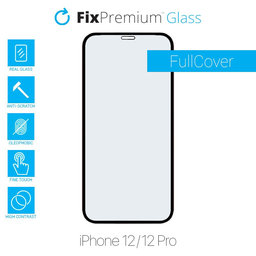 FixPremium FullCover Glass - Tvrzené sklo pro iPhone 12 a 12 Pro