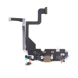 Apple iPhone 13 Pro - Nabíjecí Konektor + Flex Kabel (Gold)