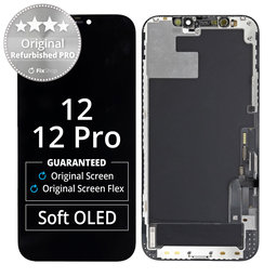 Apple iPhone 12, 12 Pro - LCD Displej + Dotykové Sklo + Rám Original Refurbished PRO