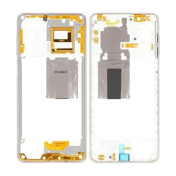 Samsung Galaxy M52 5G M526B - Střední Rám (White) - GH98-46916C Genuine Service Pack