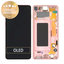 Samsung Galaxy S10 G973F - LCD Displej + Dotykové Sklo + Rám (Pink Gold) - GH82-18850D Genuine Service Pack