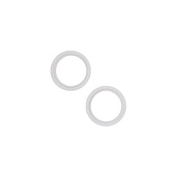 Apple iPhone 13, 13 Mini - Rám Sklíčka Zadní Kamery (Starlight) - 2ks