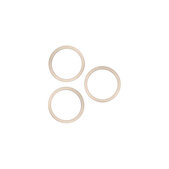 Apple iPhone 13 Pro, 13 Pro Max - Rám Sklíčka Zadní Kamery (Gold) - 3ks
