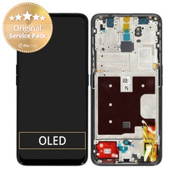 Oppo Reno 2 Z - LCD Displej + Dotykové Sklo + Rám (Black) - O-4902827 Genuine Service Pack