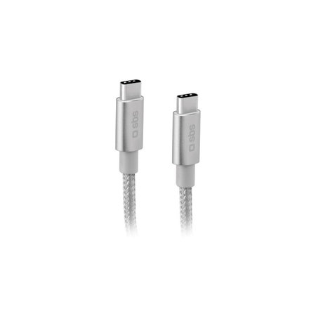 SBS - USB-C / USB-C Kabel (1.8m), šedá