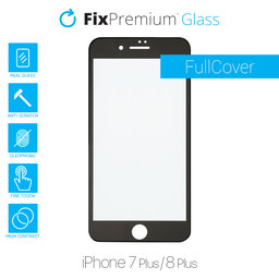 FixPremium FullCover Glass - Tvrzené sklo pro iPhone 7 Plus a 8 Plus