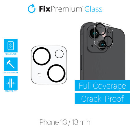 FixPremium Glass - Tvrdené sklo zadní kamery pre iPhone 13 a 13 mini