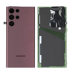 Samsung Galaxy S22 Ultra S908B - Bateriový Kryt (Burgundy) - GH82-27457B Genuine Service Pack