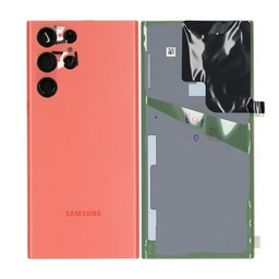 Samsung Galaxy S22 Ultra S908B - Bateriový Kryt (Red) - GH82-27457H Genuine Service Pack