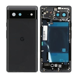 Google Pixel 6 - Zadní Housing (Stormy Black) - G949-00178-01 Genuine Service Pack