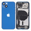 Apple iPhone 13 - Zadní Housing s Malými Díly (Blue)