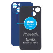 Apple iPhone 13 Mini - Sklo Zadního Housingu se Zvětšeným Otvorem na Kameru (Blue)
