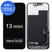 Displej Hard OLED pro iPhone 13 Mini, Dotykové sklo s rámem, FixPremium