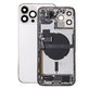 Apple iPhone 13 Pro Max - Zadní Housing s Malými Díly (Silver)