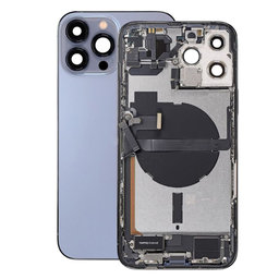 Apple iPhone 13 Pro Max - Zadní Housing s Malými Díly (Blue)