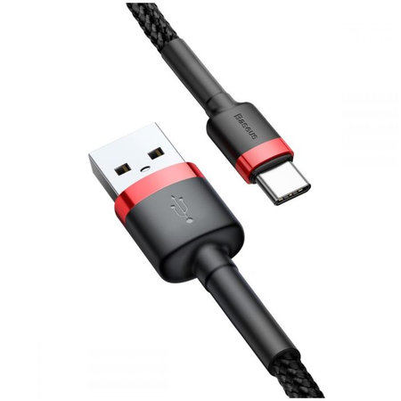 Baseus - Kabel - USB / USB-C (1m), červená/černá