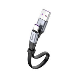 Baseus - USB-C / USB Kabel (0.23m), šedá