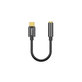 Baseus - Adaptér USB-C / 3.5mm Jack, černá