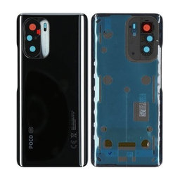 Xiaomi Poco F3 - Bateriový Kryt (Night Black) - 56000EK11A00 Genuine Service Pack
