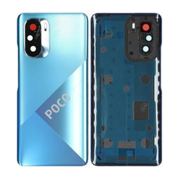 Xiaomi Poco F3 - Bateriový Kryt (Deep Ocean Blue) - 56000CK11A00 Genuine Service Pack