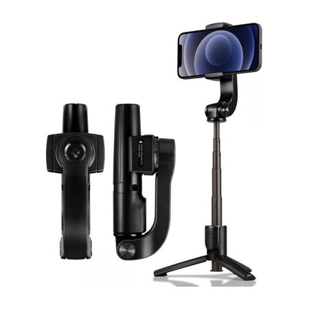 Spigen - Bezdrátová Selfie Tyč s Gimbalem, černá