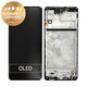 Samsung Galaxy M53 5G M536B - LCD Displej + Dotykové Sklo + Rám (Black) - GH82-28812A, GH82-28895A Genuine Service Pack