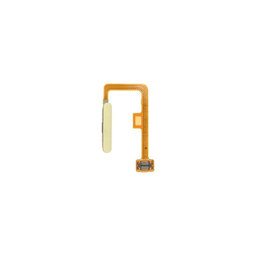 Xiaomi Mi 11 Lite 5G - Senzor Otisku Prsta + Flex Kabel (Citrus Yellow) - 490100008E5F Genuine Service Pack