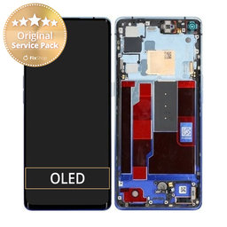 Oppo Find X2 Neo - LCD Displej + Dotykové Sklo + Rám (Starry Blue) - 4904018 Genuine Service Pack