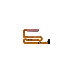 Samsung Galaxy M13 M135F - Senzor Otisku Prstu + Flex Kabel (Orange Copper) - GH96-15216B Genuine Service Pack