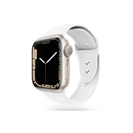 Tech-Protect - Řemínek Iconband pro Apple Watch 4, 5, 6, 7, SE (42, 44, 45mm), white