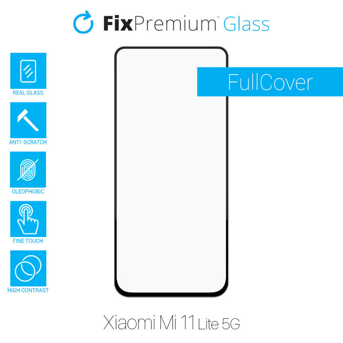 FixPremium FullCover Glass - Tvrzené sklo pro Xiaomi Mi 11 Lite 5G