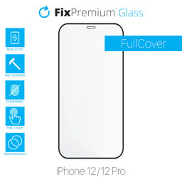 FixPremium FullCover Glass - Tvrzené sklo pro iPhone 12 a 12 Pro