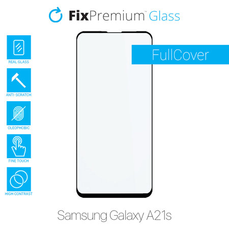 FixPremium FullCover Glass - Tvrzené sklo pro Samsung Galaxy A21s