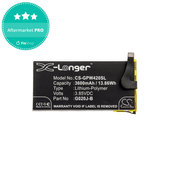 Baterie pro Google Pixel 4 XL, 3600mAh, Li-Pol, 3.85 V, G020J-B, HQ