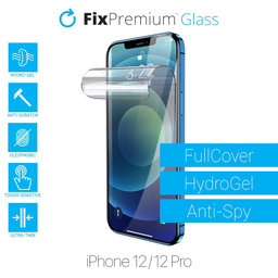 FixPremium HydroGel Anti-Spy - Ochranná Fólie pro iPhone 12 a 12 Pro