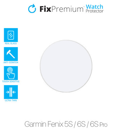 FixPremium Watch Protector - Tvrzené sklo pro Garmin Fenix 5S, 6S a 6S Pro