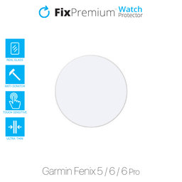 FixPremium Watch Protector - Tvrzené sklo pro Garmin Fenix 5, 6 a 6 Pro