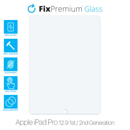 FixPremium Glass - Tvrzené sklo pro Apple iPad Pro 12.9" (1st Gen 2015, 2nd Gen 2017)