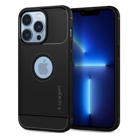 Spigen - Pouzdro Rugged Armor pro iPhone 13 Pro Max, černá