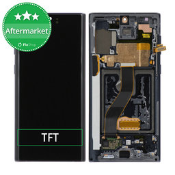 Samsung Galaxy Note 10 - LCD Displej + Dotykové Sklo + Rám (Black) TFT