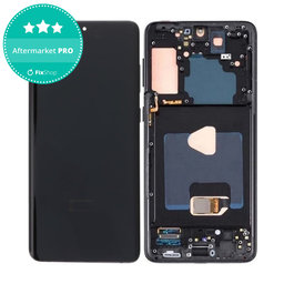 Samsung Galaxy S21 Plus G996B - LCD Displej + Dotykové Sklo + Rám (Phantom Black) OLED