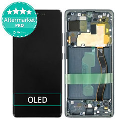 Samsung Galaxy S10 Lite G770F - LCD Displej + Dotykové Sklo + Rám (Prism Black) OLED