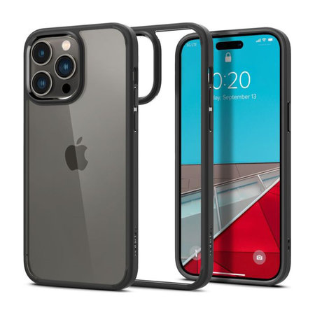 Spigen - Pouzdro Ultra Hybrid pro iPhone 14 Pro, Matte Black