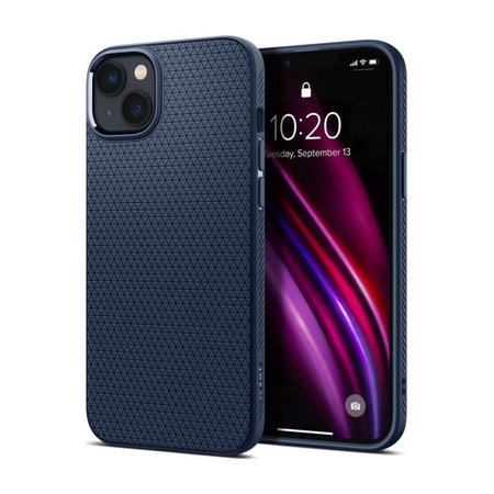 Spigen - Pouzdro Liquid Air pro iPhone 14, modrá