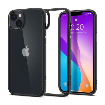 Spigen - Pouzdro Ultra Hybrid pro iPhone 14, Matte Black