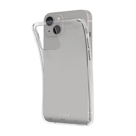 SBS - Pouzdro Skinny pro iPhone 14, transparentná