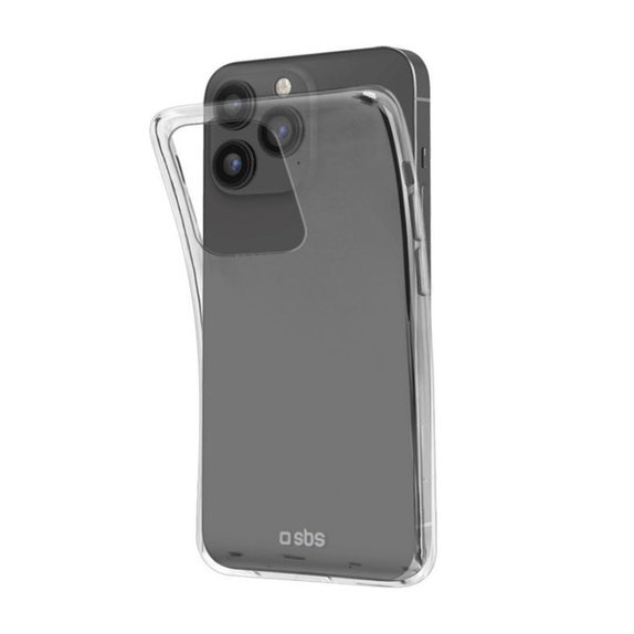 SBS - Pouzdro Skinny pro iPhone 14 Pro Max, transparentná