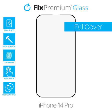 FixPremium FullCover Glass - Tvrzené sklo pro iPhone 14 Pro